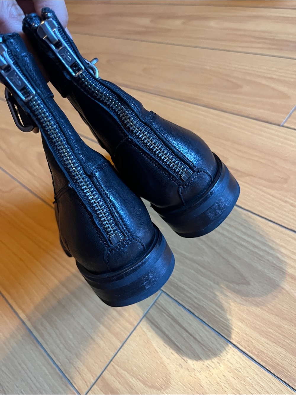 Frye Veronica Strap soft leather boots size 7 - Picture 6 of 8
